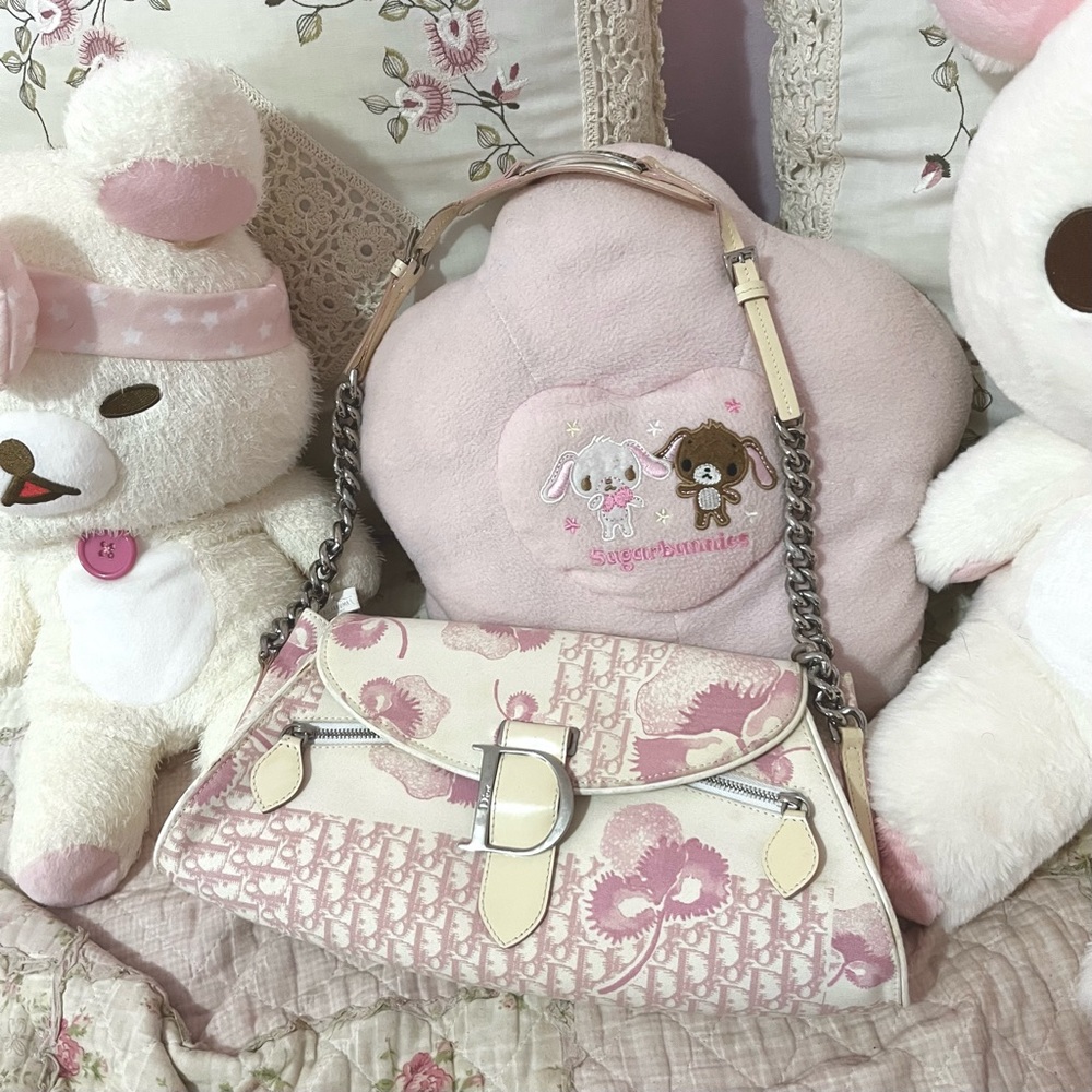 vintage dior cherry blossom bag
